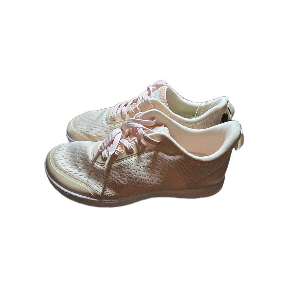 HIKE Blush Women's Mesh Knit Lace-Up Lightweight Breathable Sneakers Sz 8